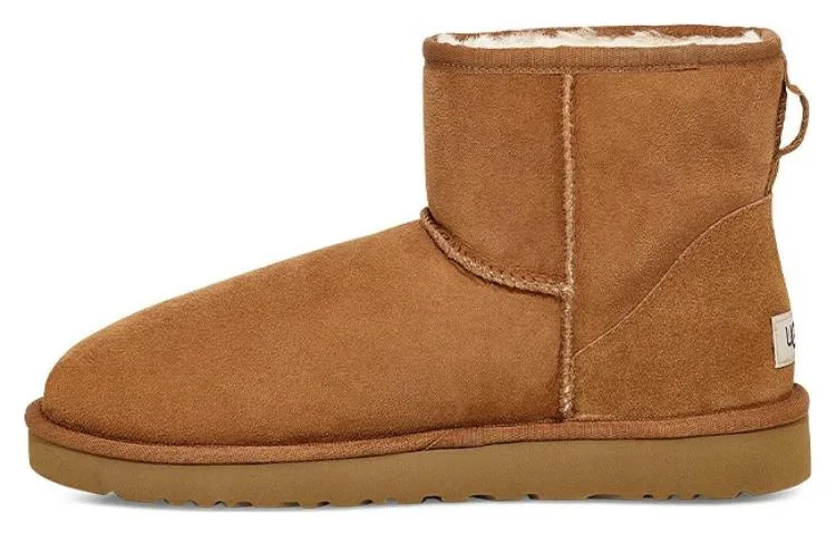 UGG Классические мини-снежные ботинки с флисовой подкладкой