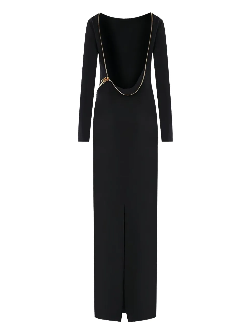 

Платье макси с открытой спиной TOM FORD, черный