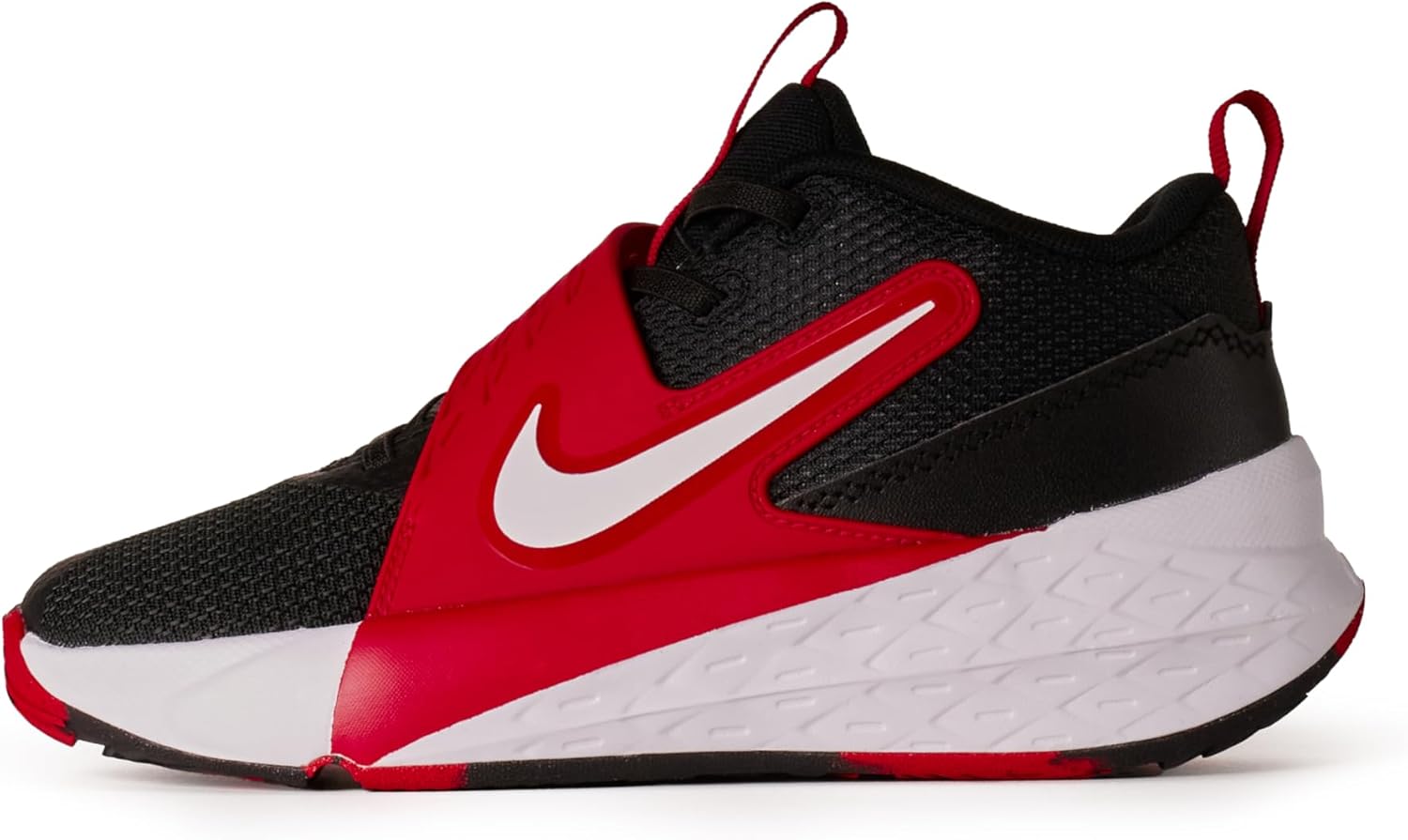 

Баскетбольные кроссовки Nike Kids' Team Hustle D, белый/черный/красный