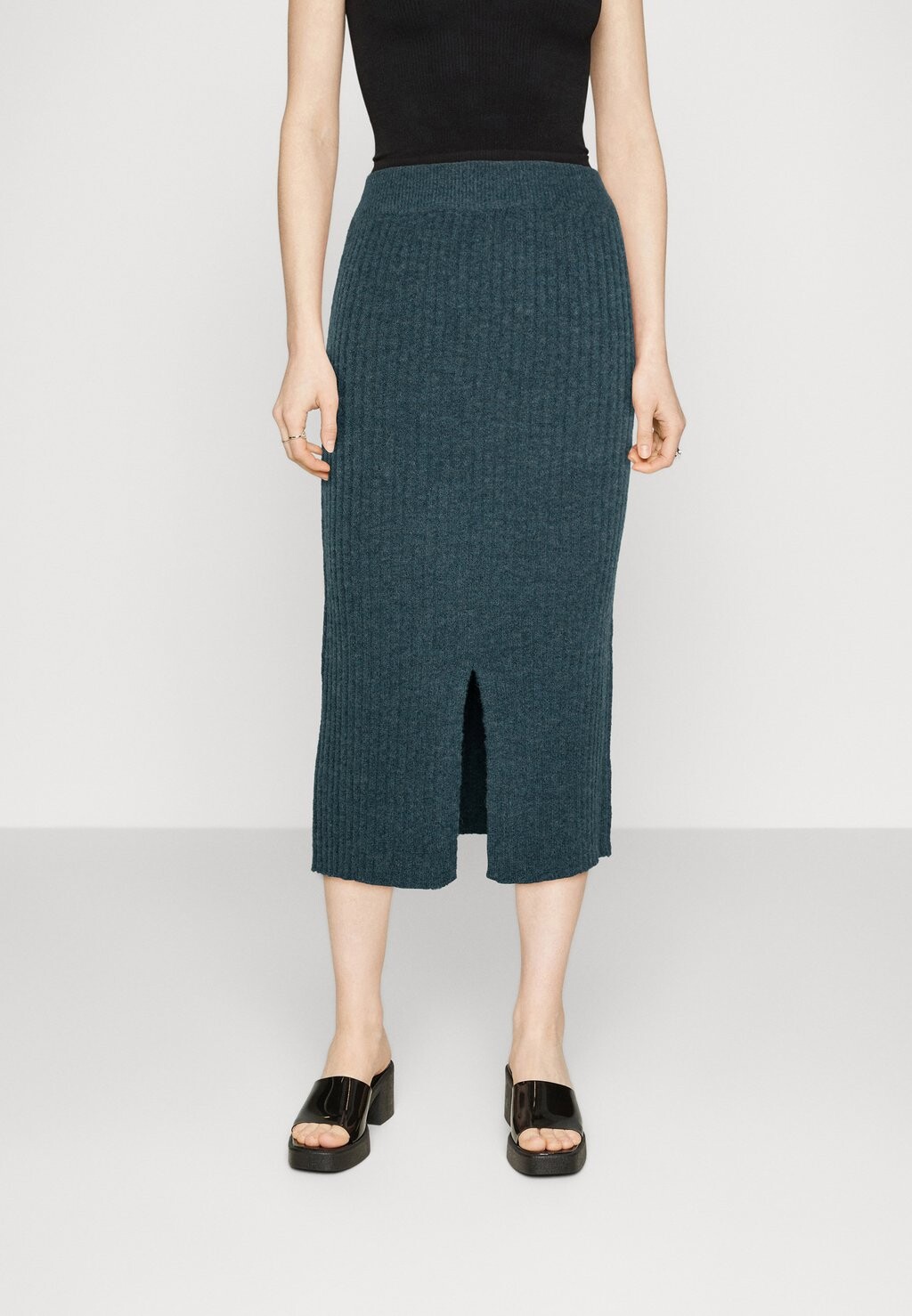 

Юбка Pieces PCJOSE MIDI SLIT SKIRT, цвет reflecting pond