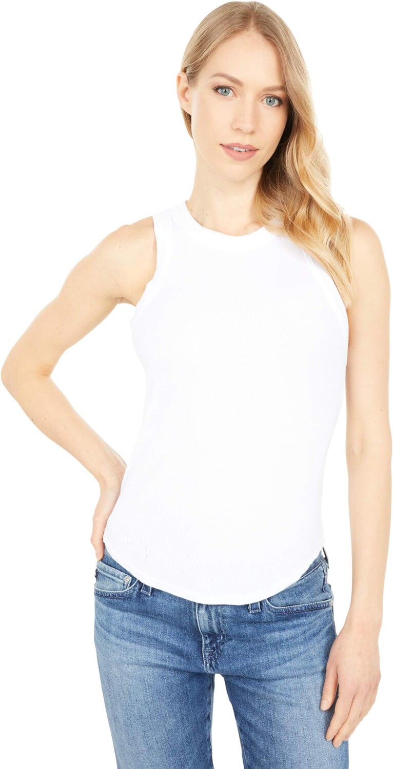 

Майка Aida 2X1 Modal Stretch Rib Racer Front Tank LAmade, белый