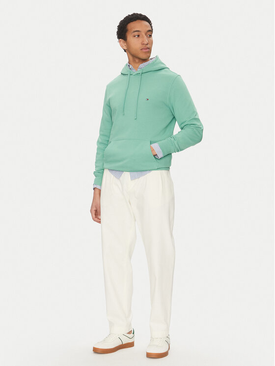 Толстовка обычного кроя Essential MW0MW37235 Tommy Hilfiger, зеленый — фото 2