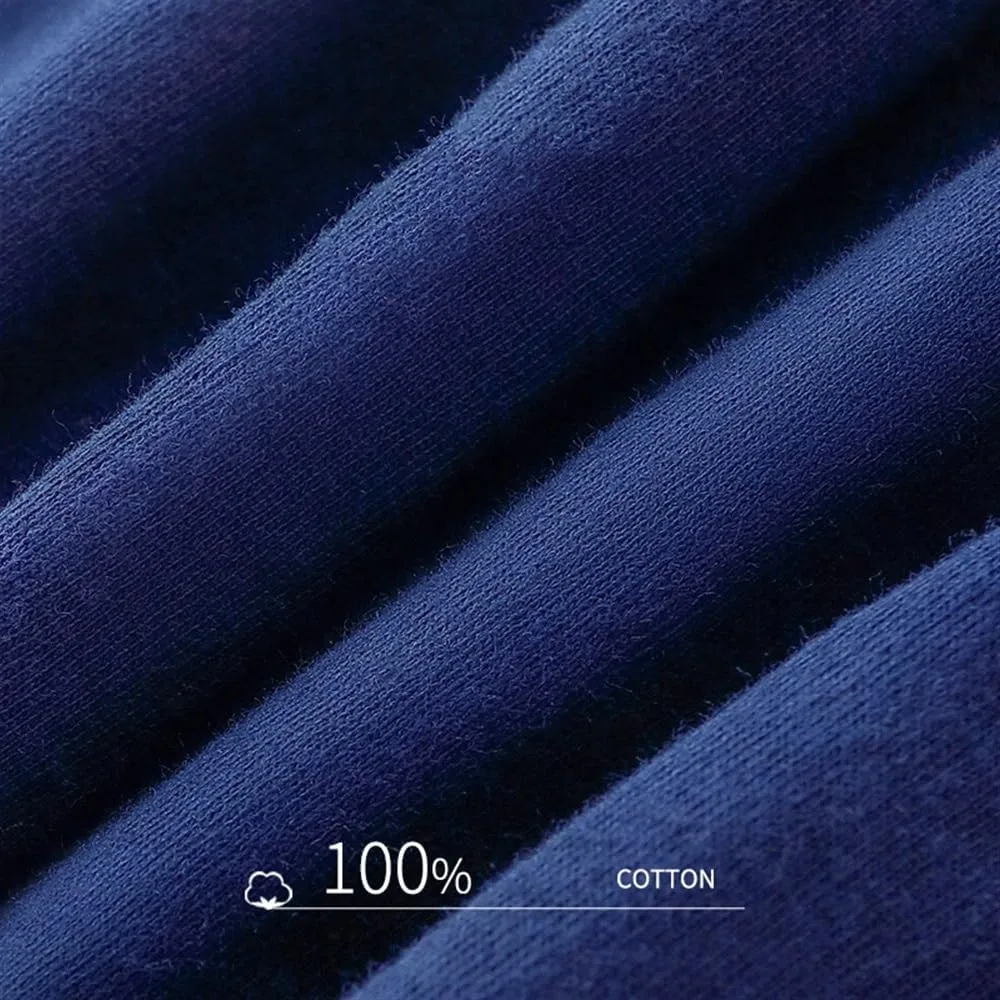 Боксеры хлопковые, свободные, Dark Blue — фото 2