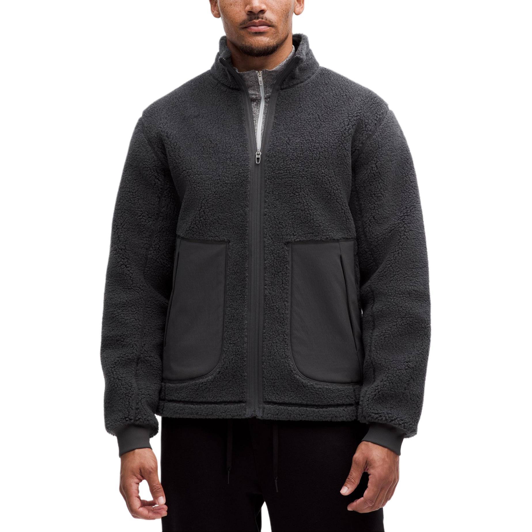 

Толстовка из высоковорсного флиса с полной молнией Lululemon, серый