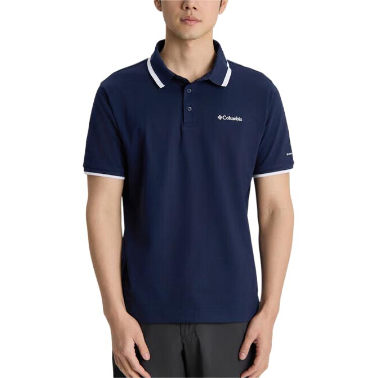 

Columbia Мужская поло морского синего цвета, Синий, Columbia Мужская поло морского синего цвета