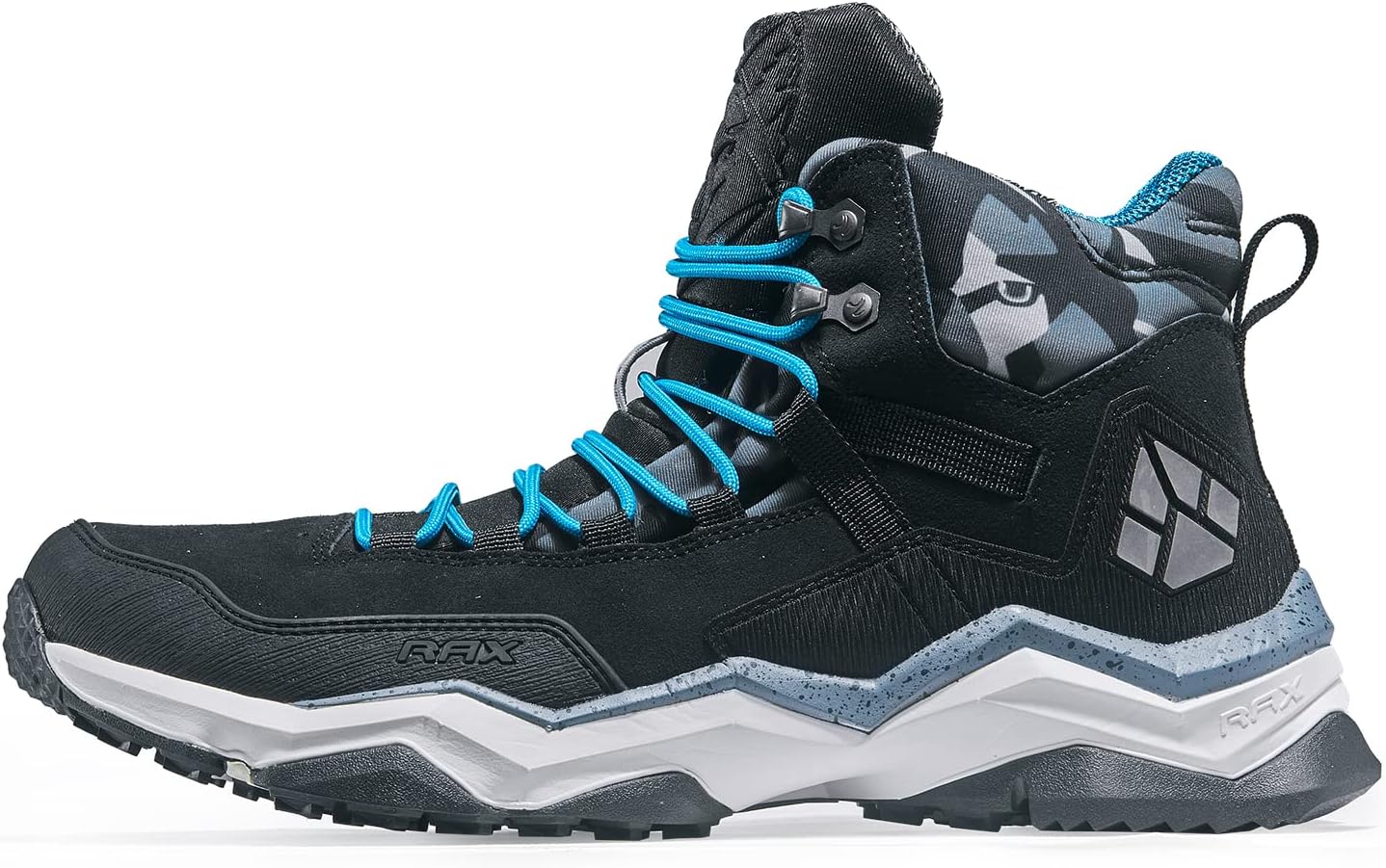 Мужские облегченные водонепроницаемые походные ботинки RAX Wild Wolf Mid Venture, черный
