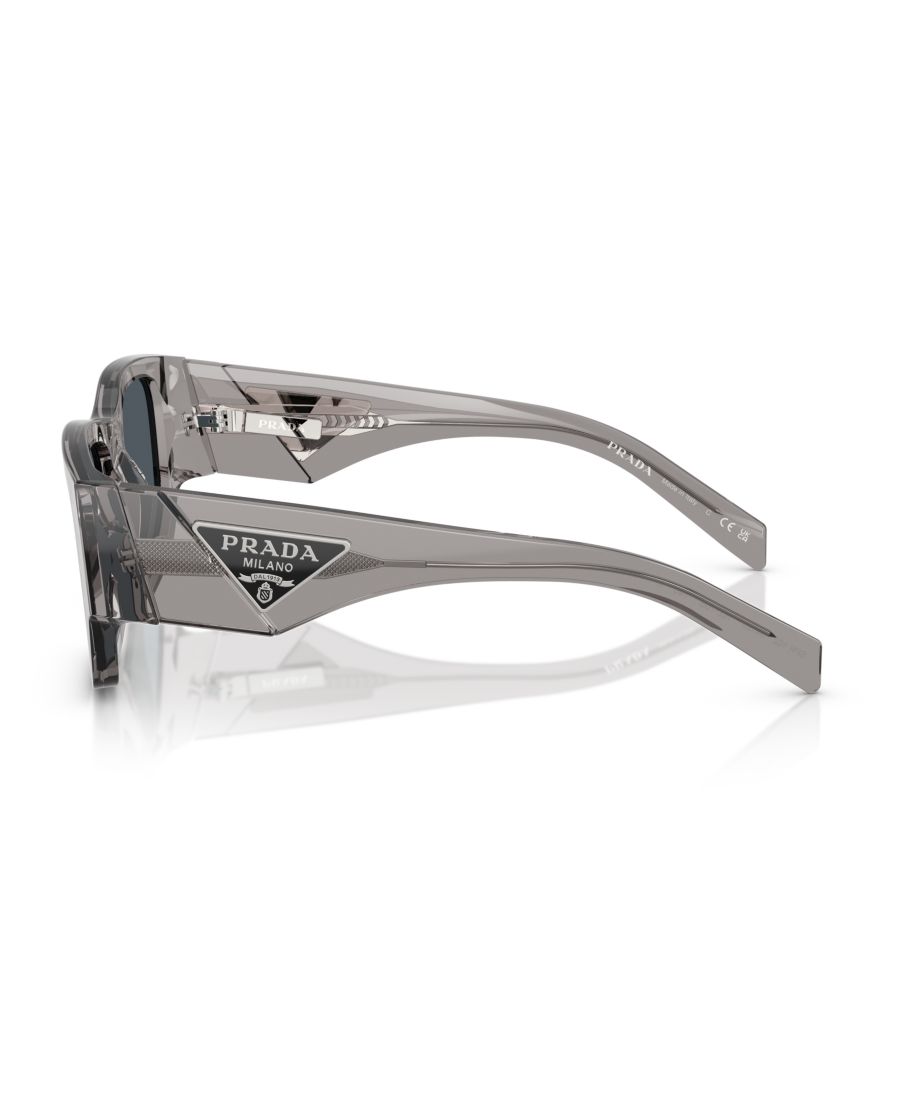 Мужские солнцезащитные очки PR 10ZS PRADA, Transparent Asphalt — фото 3