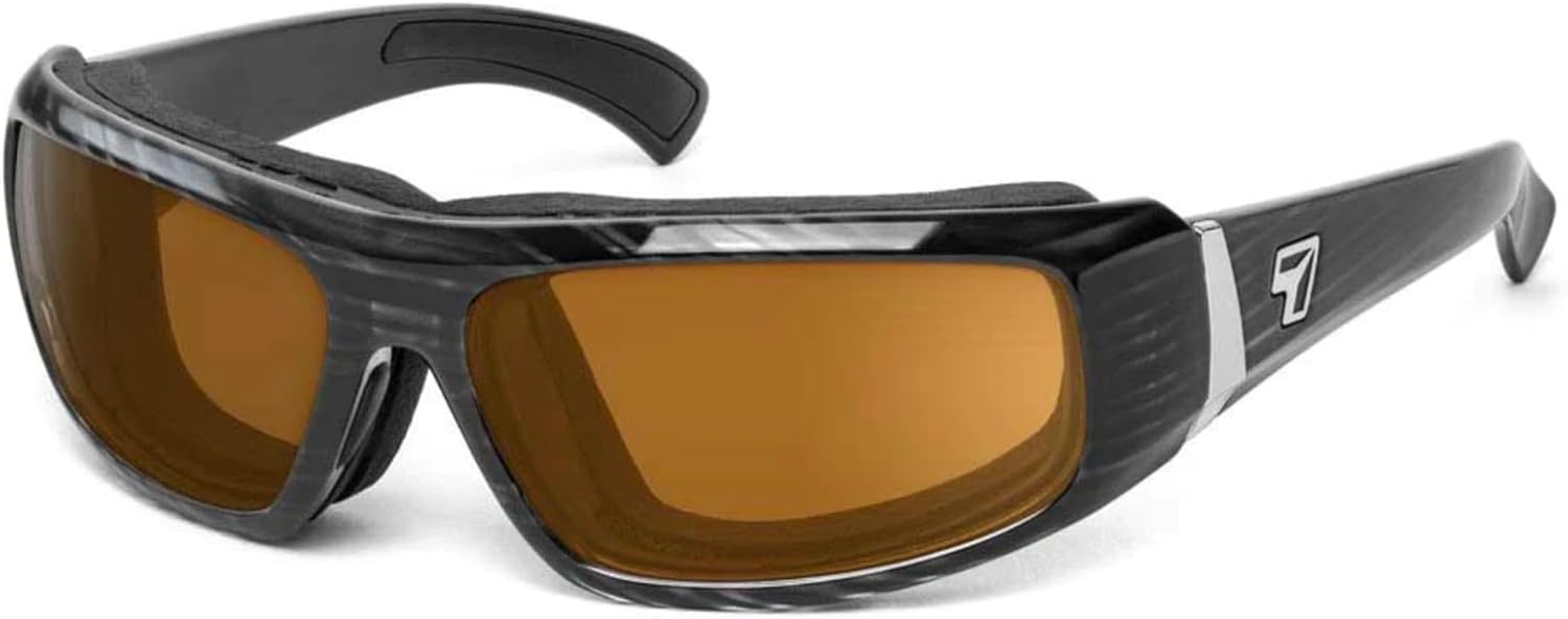 

Солнцезащитные очки 7 EYE BALI с мягкой подкладкой и защитой от ветра, для активного отдыха на природе, 100% защита от UVA + UVB лучей, подходят для езды на мотоцикле и при сухости глаз, Gray Tortoise Frame/Sharpview Copper Lenses