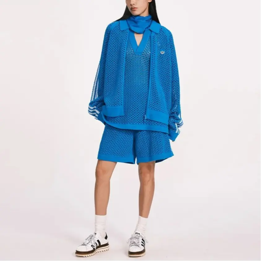 Шорты крючком Adidas X Edison Chen Adidas Originals, синий — фото 3