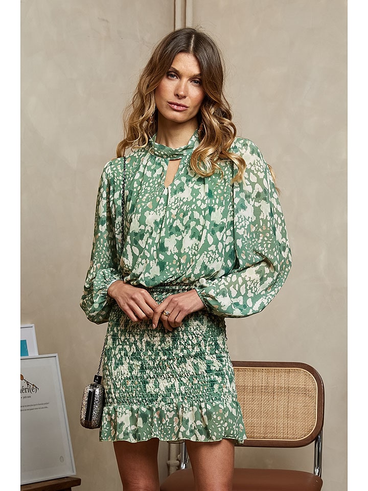 

Короткое платье Blee Joséfine, цвет grün/weiß