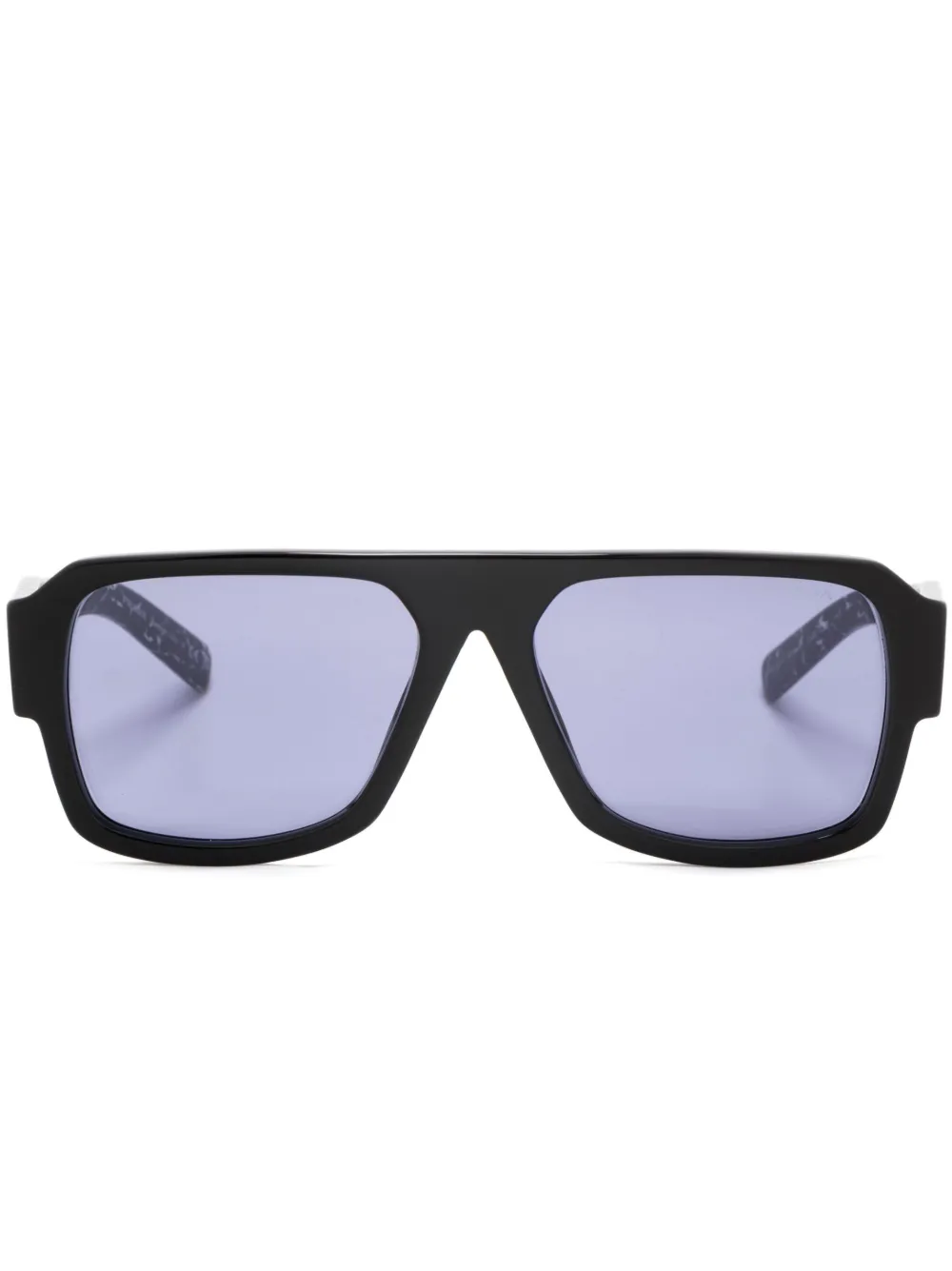 

Солнцезащитные очки-пилоты Prada Eyewear, черный