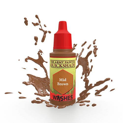 

Аксессуары Army Painter Warpaint: Mid Brown Wash (18ml)