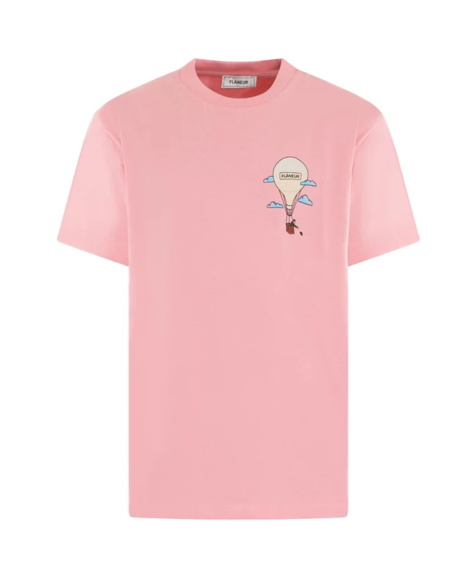 

Розовая футболка Aãronautique FlãNeur, розовый