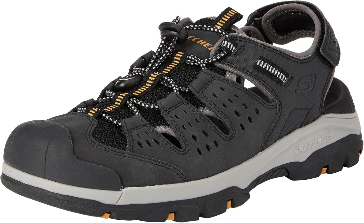 Мужские сандалии Skechers Tresmen Menard, Black Synthetic Mesh