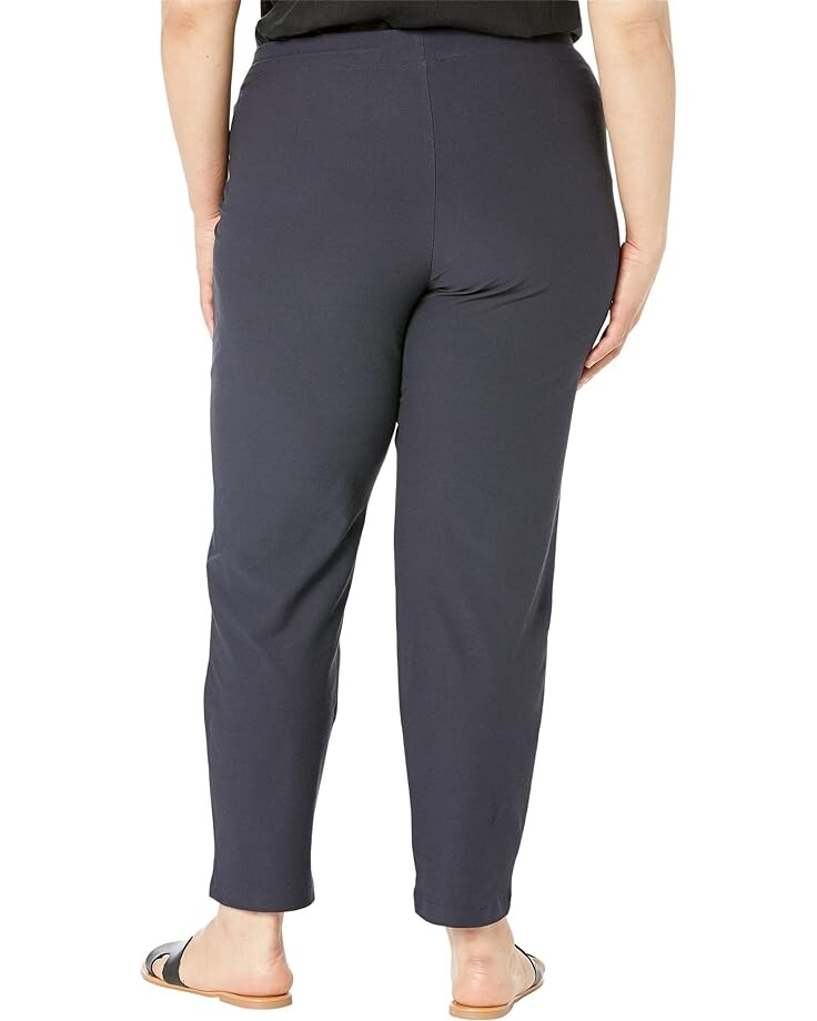 

Брюки Eileen Fisher Slim Ankle Pants in Washable Stretch Crepe, цвет Nocturne