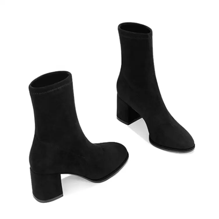 Ботильоны женские Jessica Sophia, цвет Black Fleece-lined — фото 3