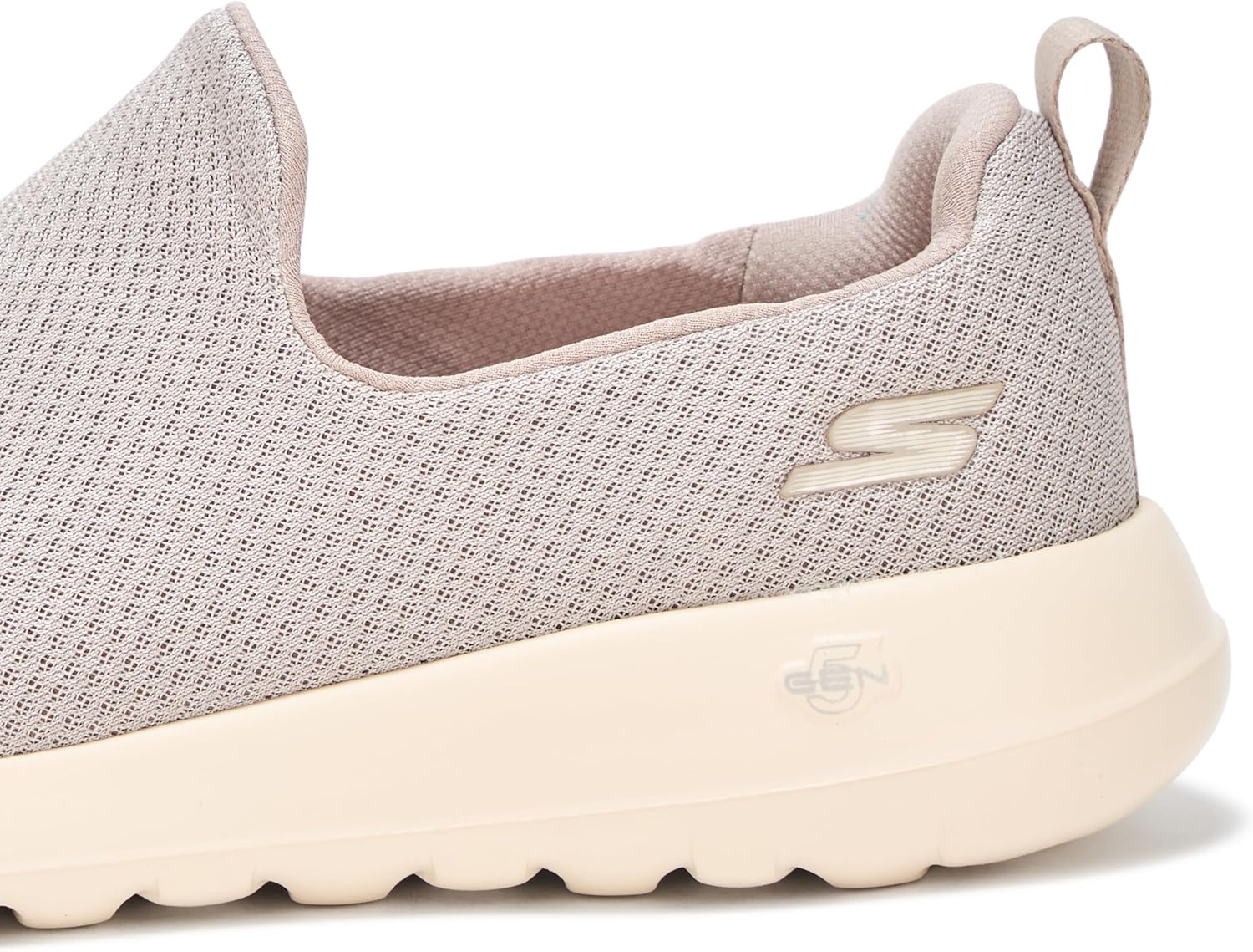 Мужские прогулочные кроссовки Skechers Go Walk Max Air Mesh без шнурков, Taupe — фото 4