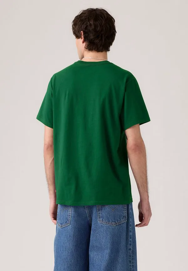 Футболка свободного кроя с принтом Levi'S, Record Swap Green — фото 2