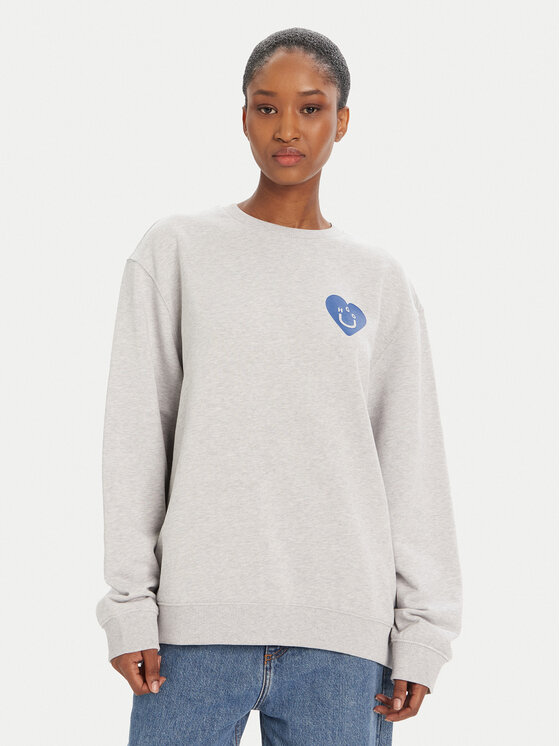 

Свитшот oversize 50545052 Hugo, серый