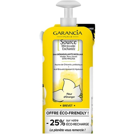 

Source Micellaire Enchantee Мицеллярная очищающая вода со сладким миндалем Garancia