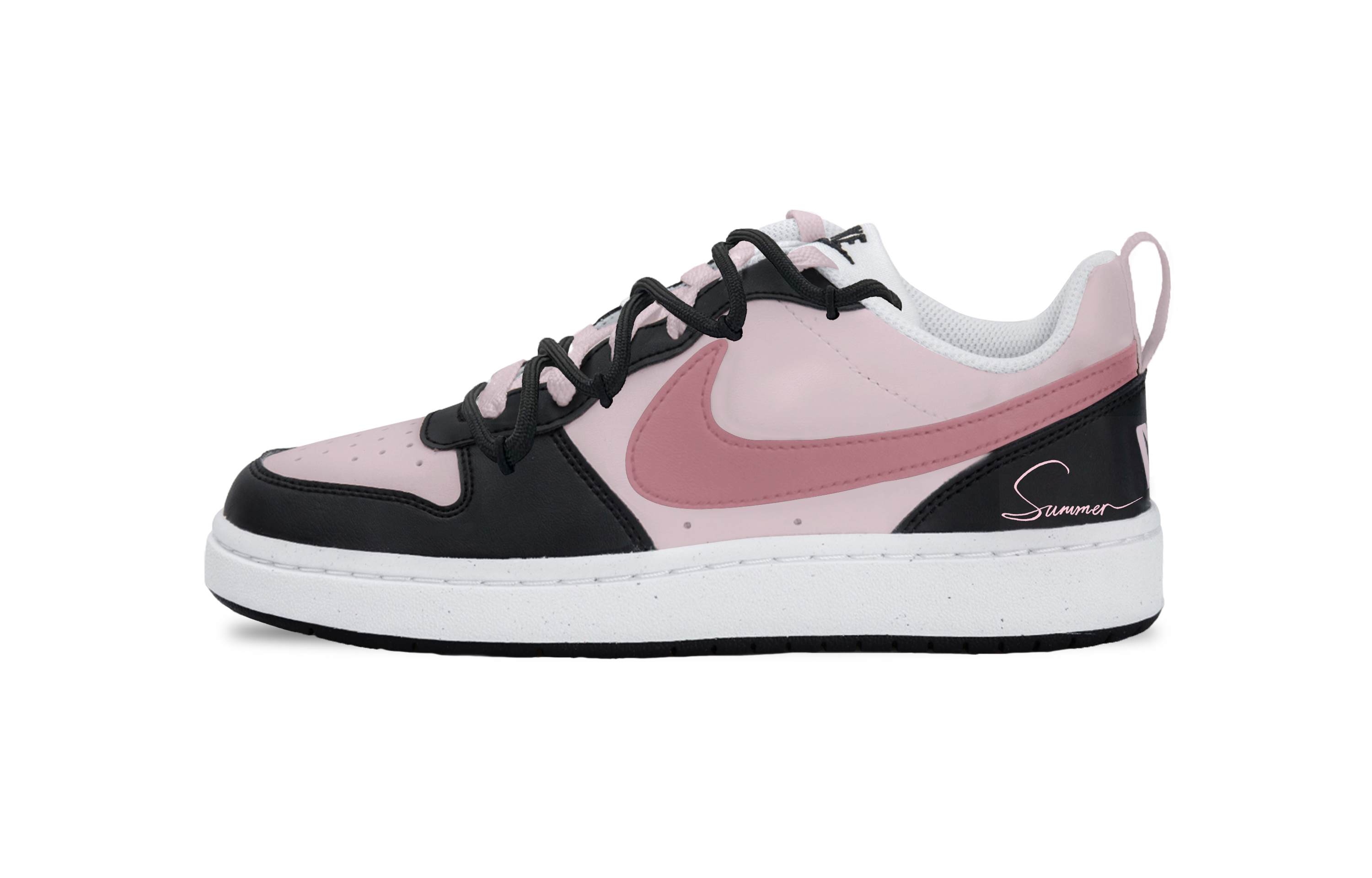 

Детские скейтерские кроссовки Court Borough для младших школьников Nike, черный