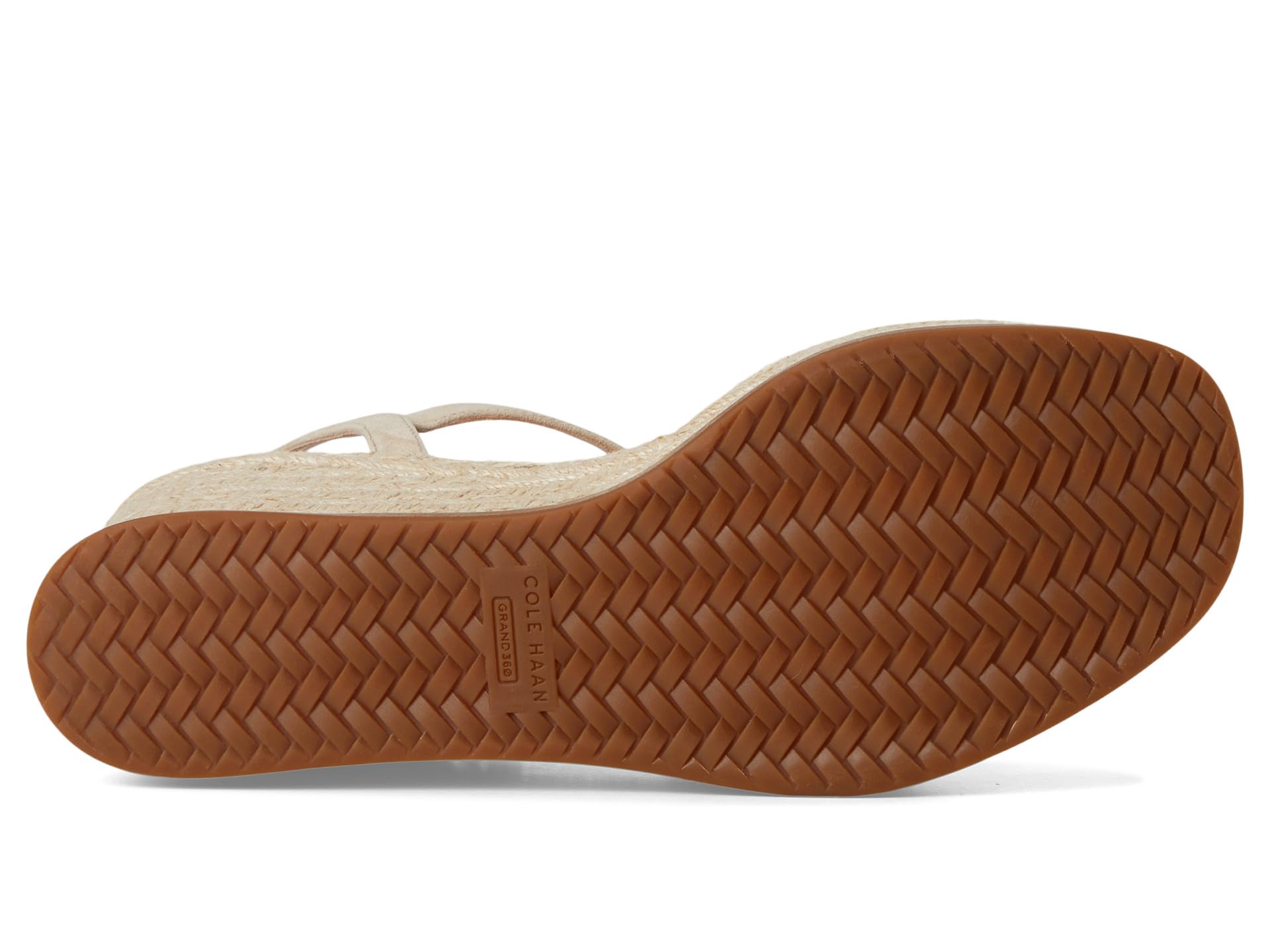 Сандалии Cole Haan Cloudfeel Keeton Espadrille Flatforms, цвет Light Sesame Suede — фото 3
