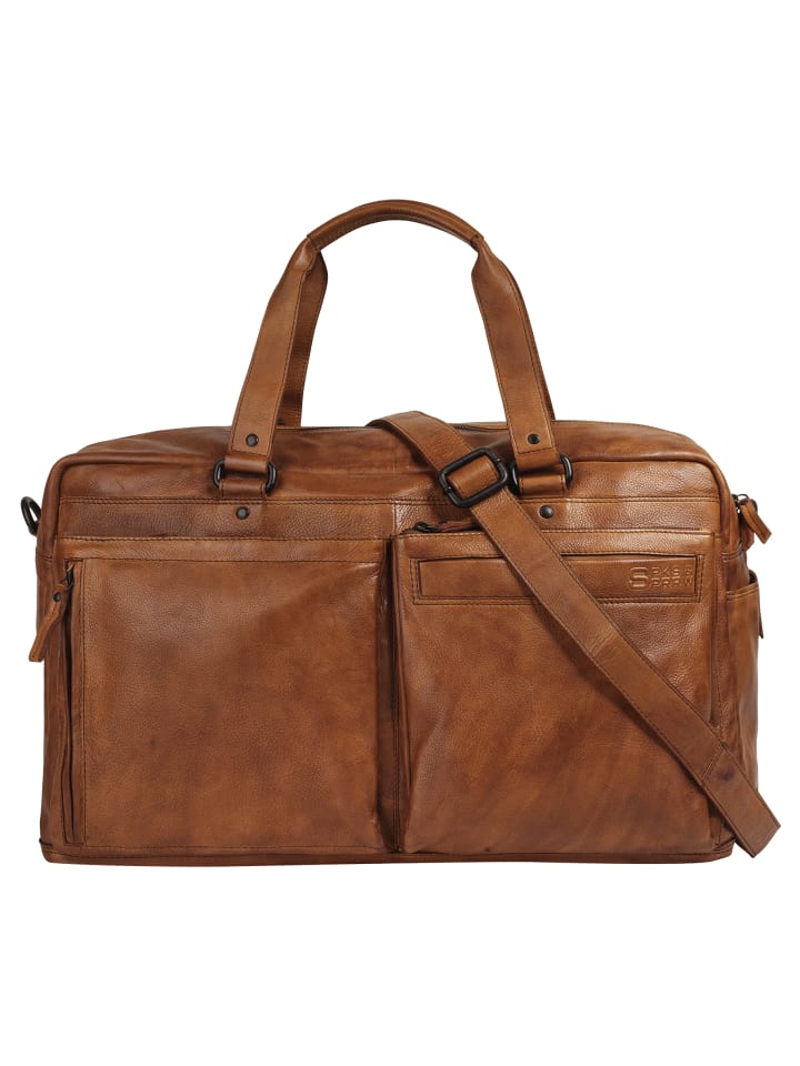 

дорожная сумка коньячного цвета SPIKES & SPARROW