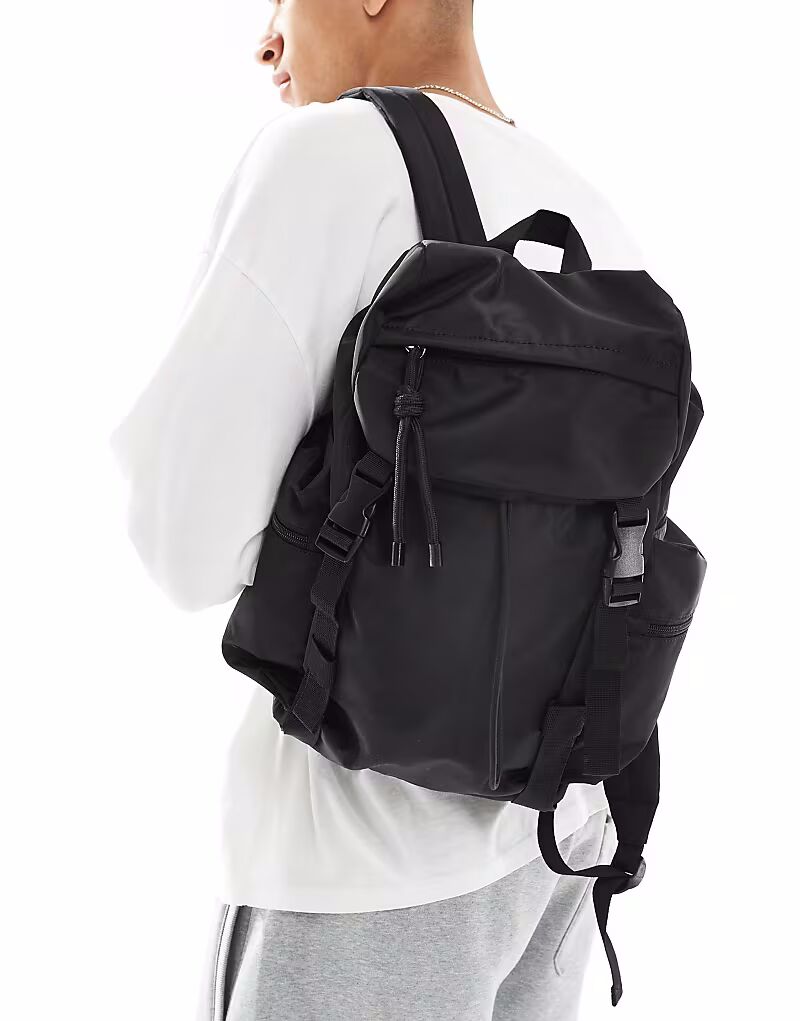 

Нейлоновый рюкзак ASOS DESIGN черного цвета