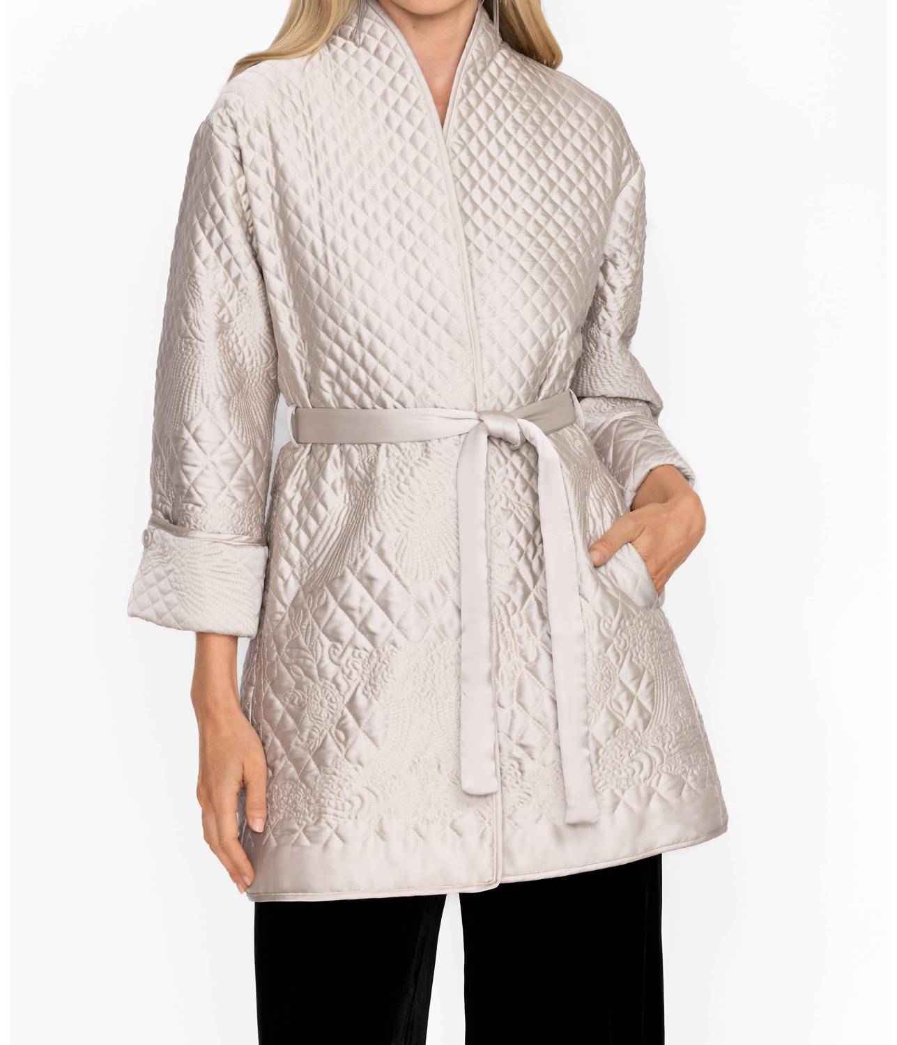 

Naoka Стеганое пальто шампань Johnny Was, Champagne