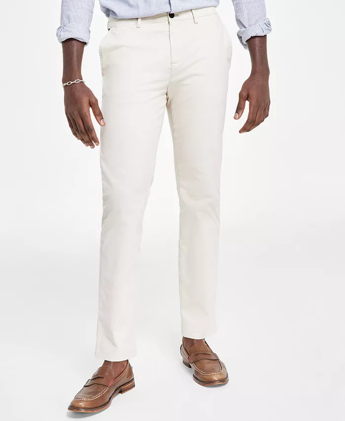 

Мужские повседневные брюки TH Flex Stretch Regular Fit Tommy Hilfiger, коричневый/бежевый