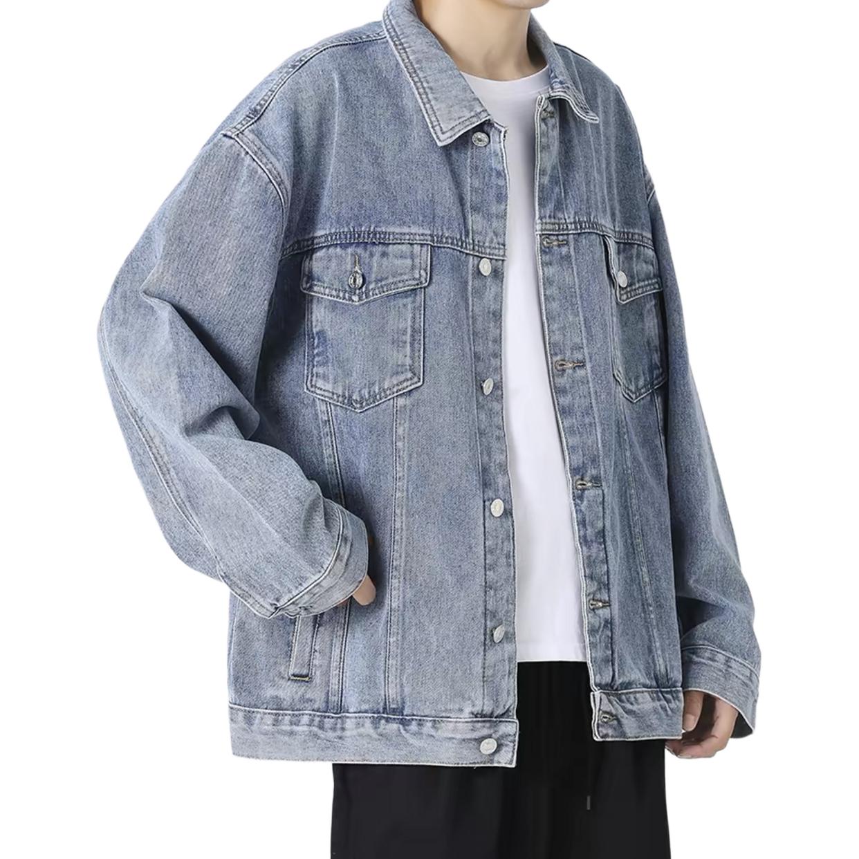 

Куртка Unisex Lapel Moderate Others VanCamel, светло-синий