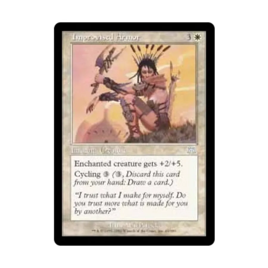 

CCG Импровизированная броня (U), MTG - Onslaught