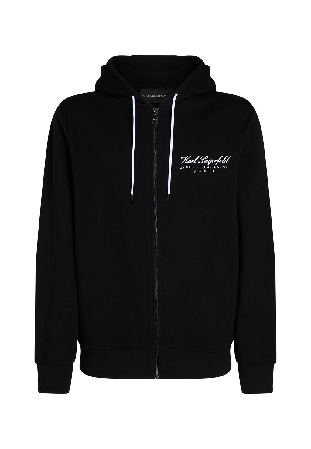 

Толстовка на молнии HOTEL KARL ZIP-UP HOODIE KARL LAGERFELD, черный