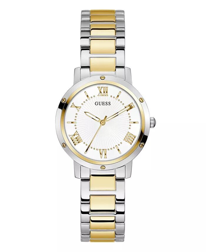 

Женские двухцветные часы-браслет из нержавеющей стали, 34 мм GUESS