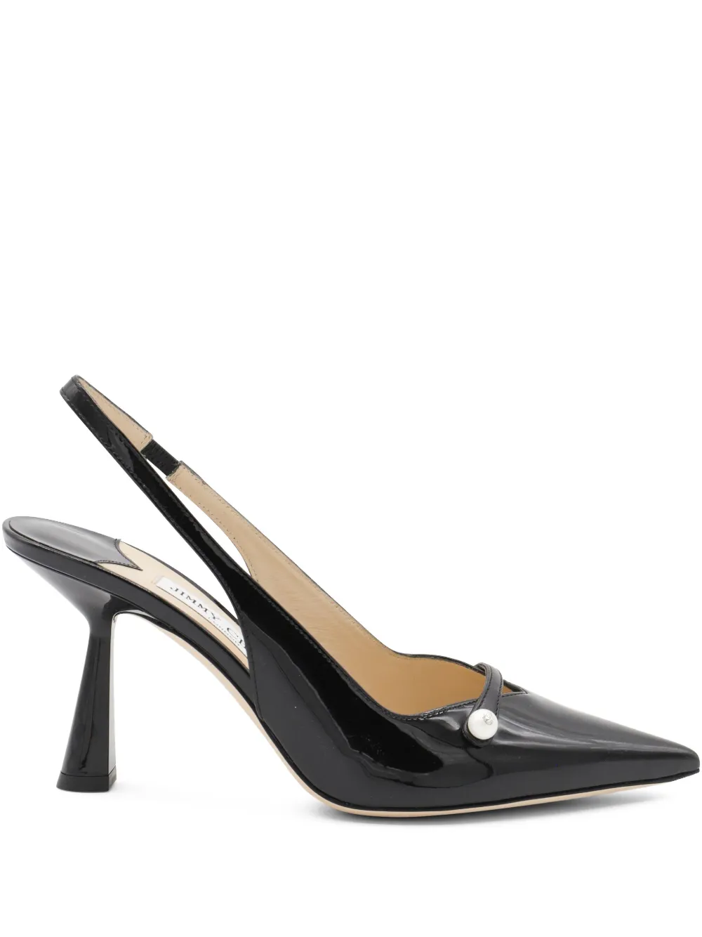 Туфли с ремешком на пятке JIMMY CHOO, черный
