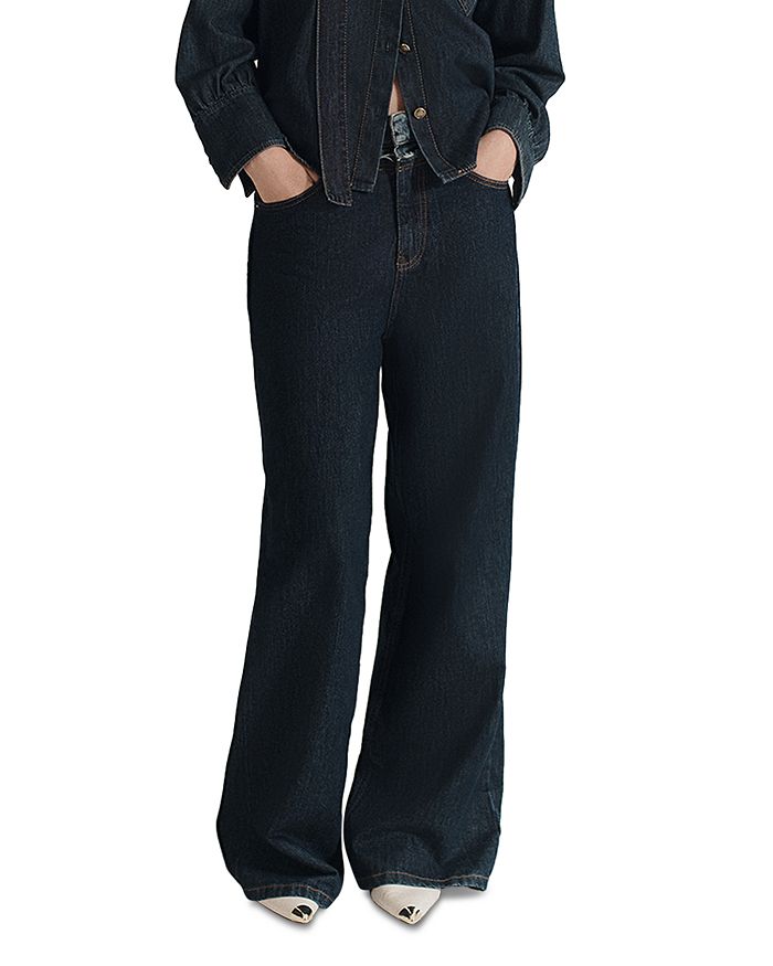 

Спортивные джинсы широкого кроя в цвете Midnight Blue Marella, синий