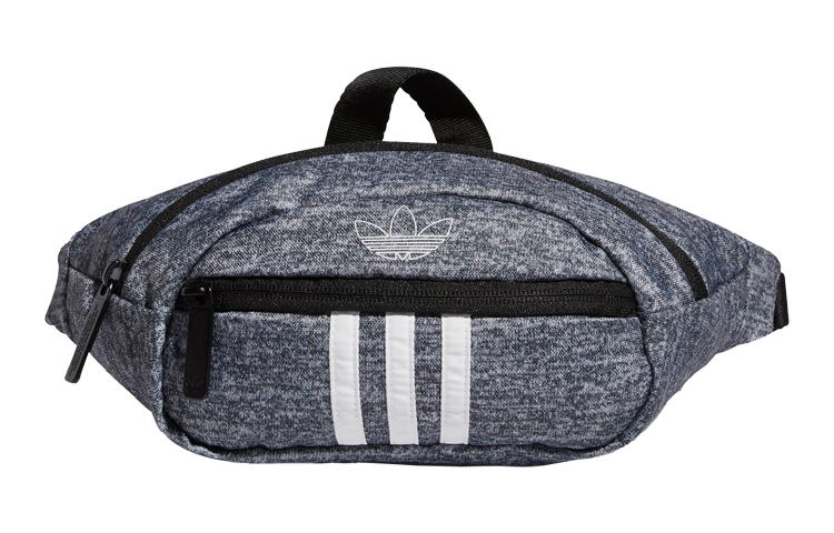 

Полиэстеровая слинг-сумка через плечо кроссбоди поясная унисекс серая Adidas Originals