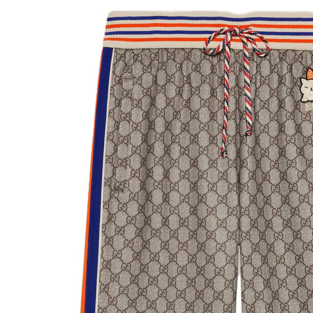 Брюки женские Gucci, дизайнерский стиль, мультиколор — фото 3