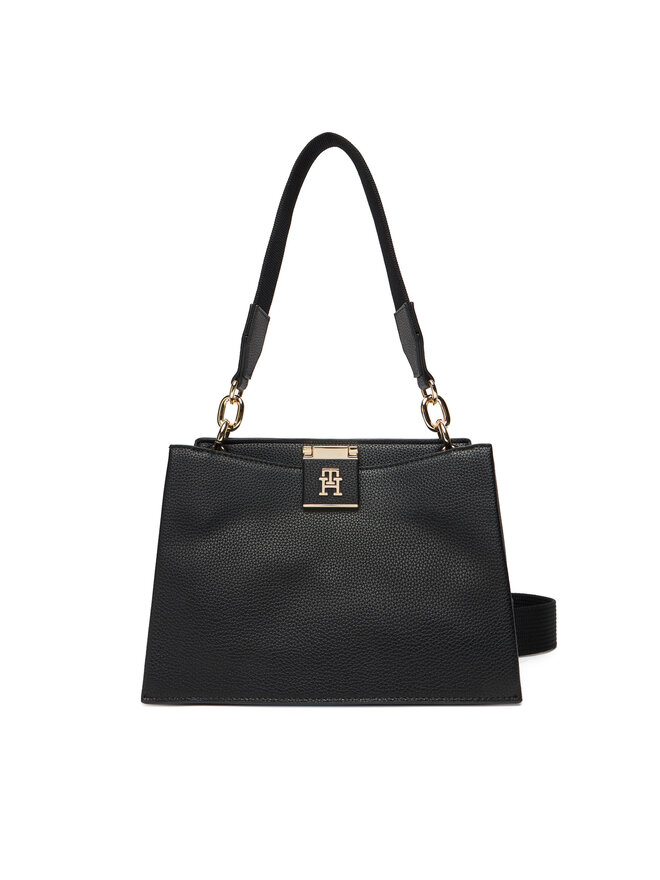 

Сумка Tommy Hilfiger Th Her Med Satchel AW0AW17722 Schwarz