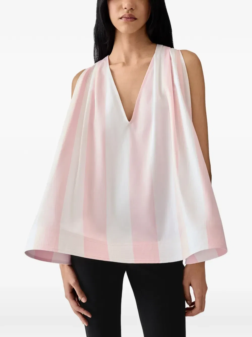 Топ Norma в полоску Jacquemus, розовый — фото 3