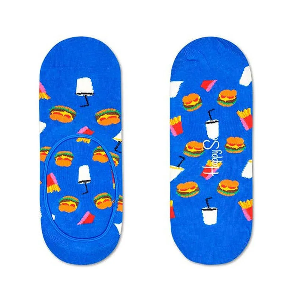 

Носки Happy Short Hamburger Liner Blue long, синий