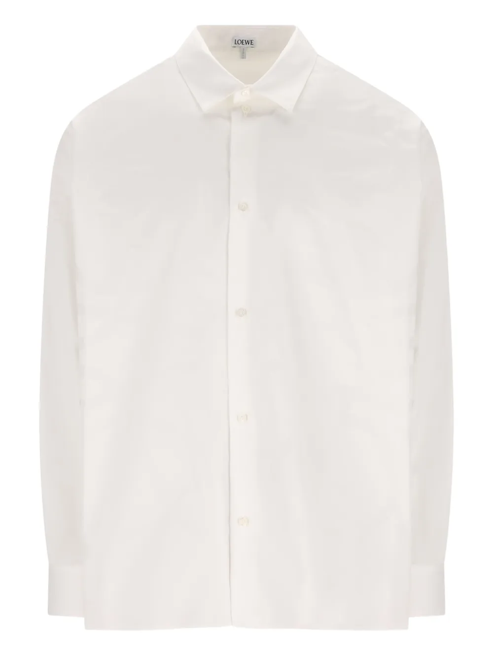 

Рубашка с длинными рукавами на пуговицах Loewe, белый