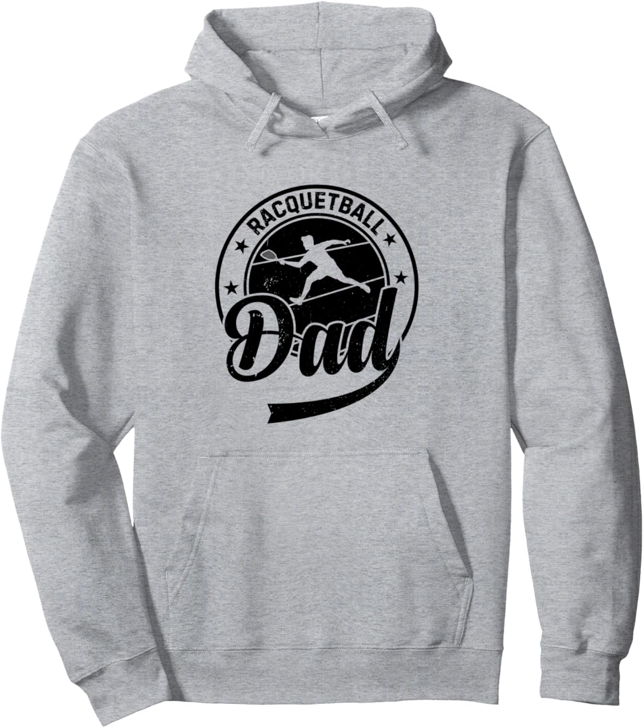 

Папа-ракетболист, папа-ракетболист, толстовка Racquetball Sport Racquetball Daddy, серый