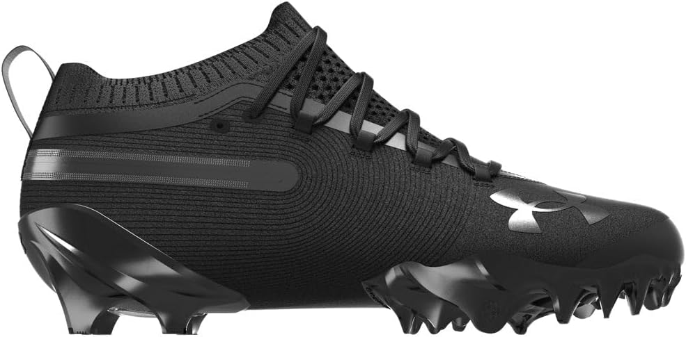 

Under Armour мужские футбольные бутсы Spotlight Pro Suede - верх из премиальной замши, Black/Black