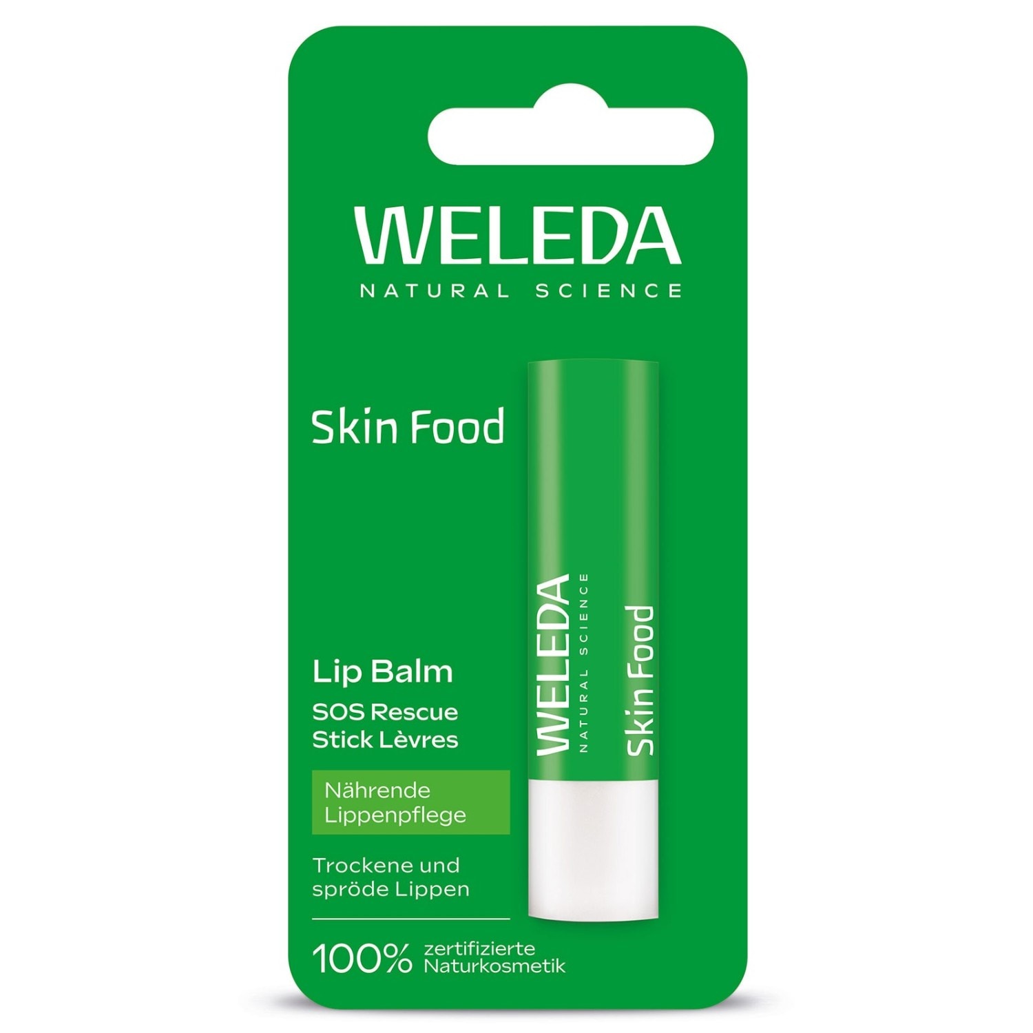 

Бальзам для губ skin food Weleda, вес 4.8 гр.