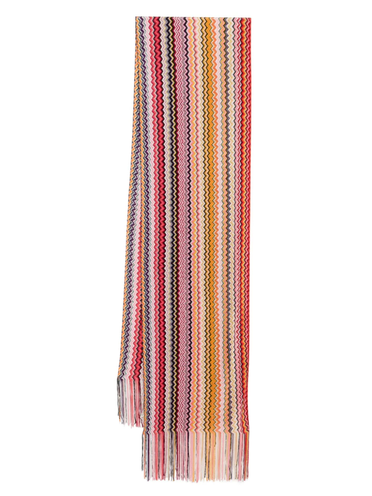 

Шарф Missoni с узором «зигзаг», красный