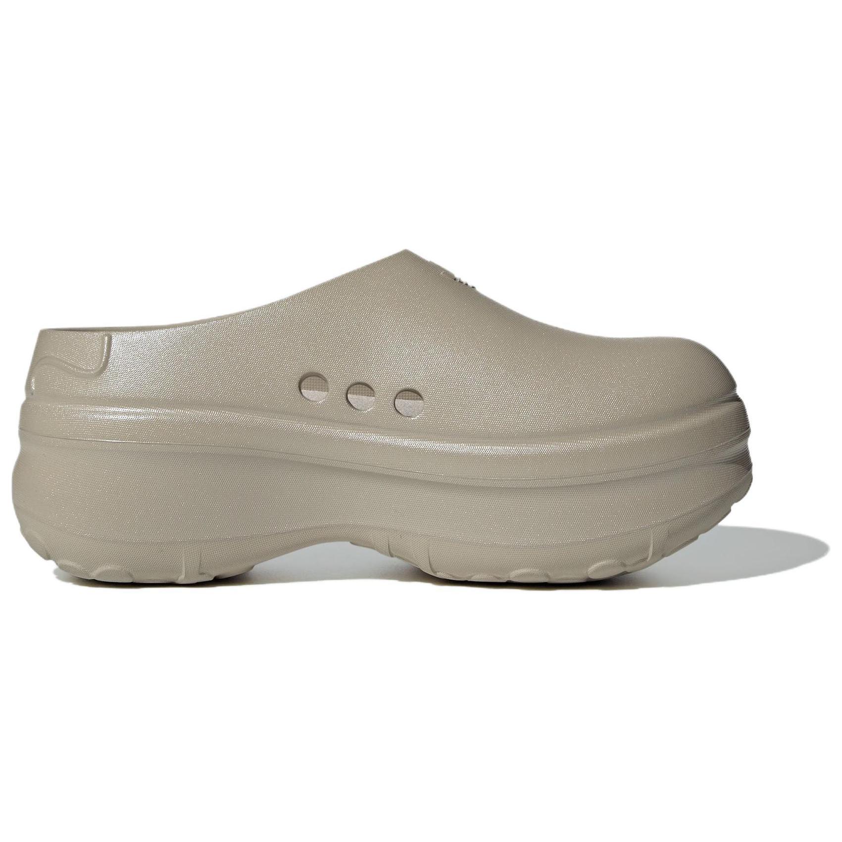 Adidas AdiFOM Stan Smith Мюли Cyber Metallic Cloud White Wonder Beige Женские Adidas Originals, Brown Metal — фото 2