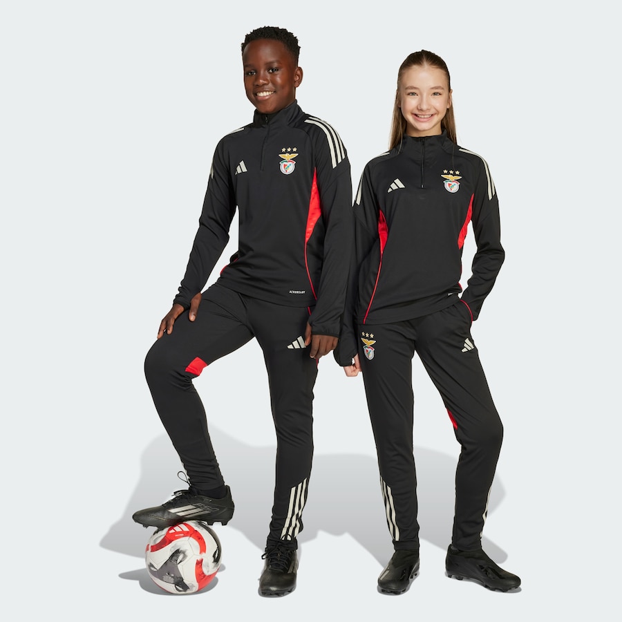 Облегающие спортивные брюки ADIDAS PERFORMANCE Benfica Lissabon Tiro 25 Competition, черный — фото 2