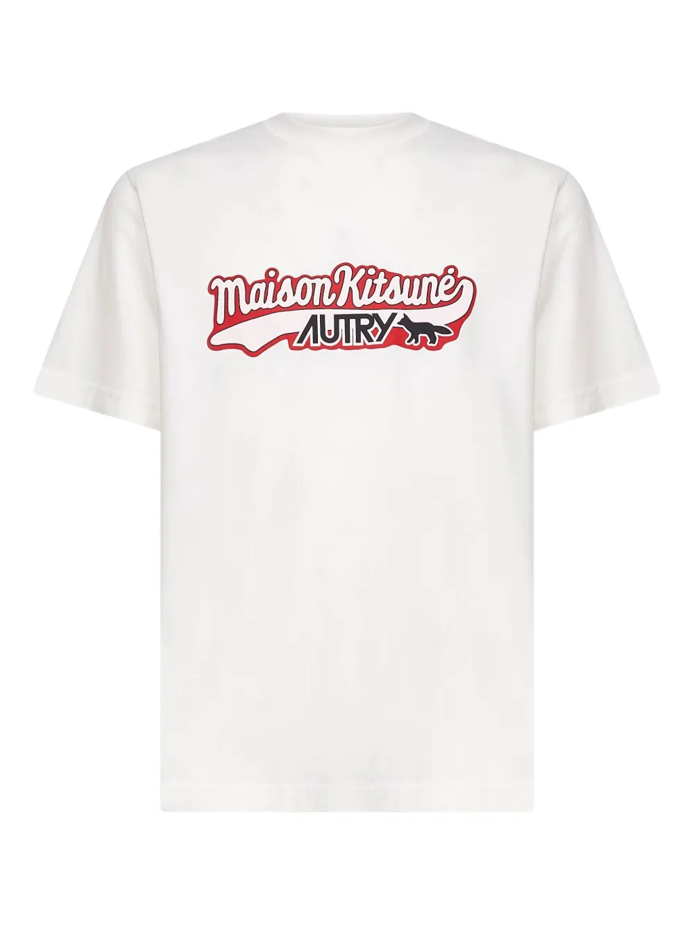 

Футболка с логотипом Maison Kitsuné Autry, белый