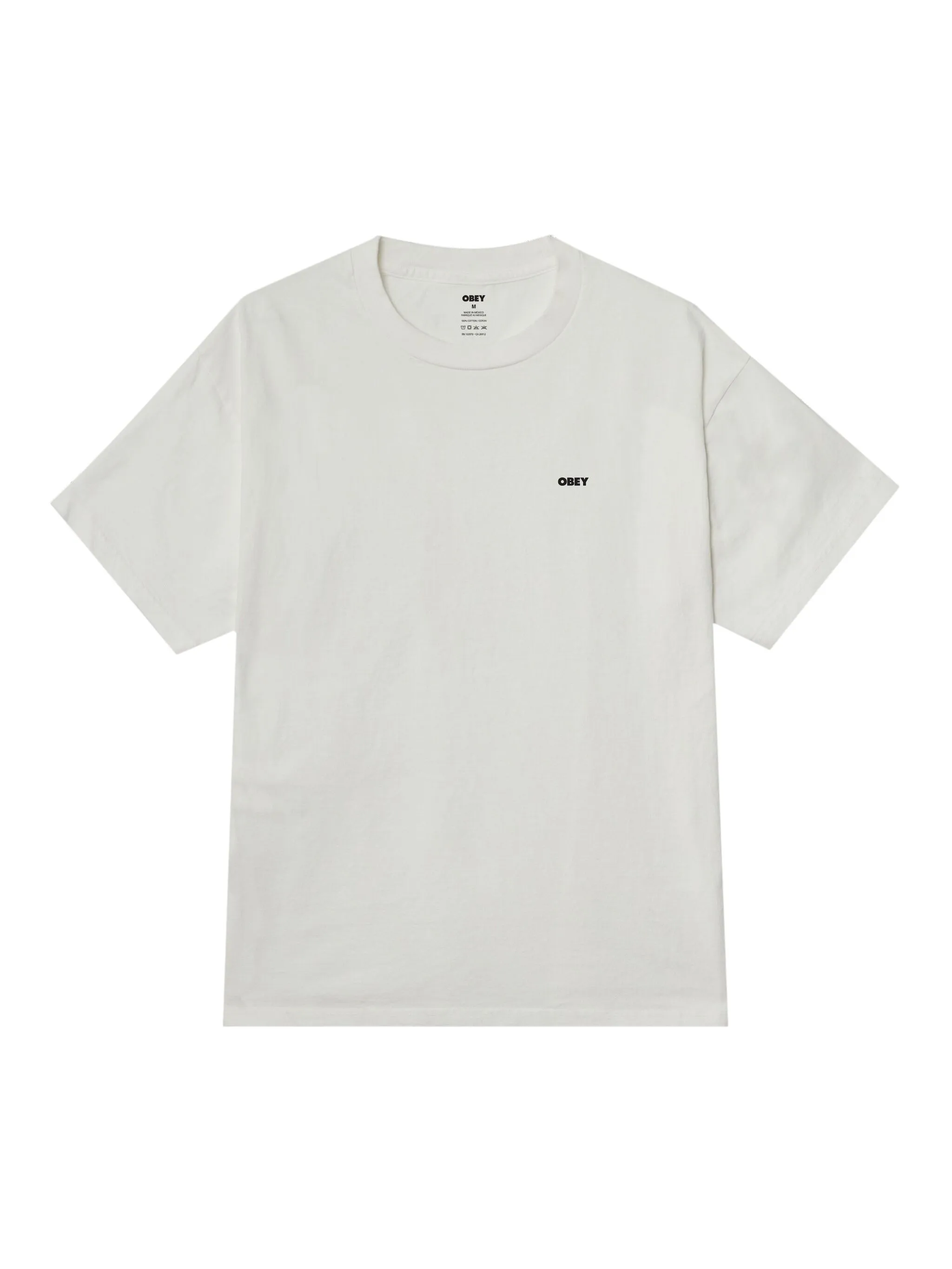 

Футболка с графичным принтом Obey, белый
